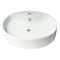 Alfi Brand ALFI brand ABC910 White 22" Oval Above Mount Ceramic Sink with Faucet Hole ABC910 - alternate 7
